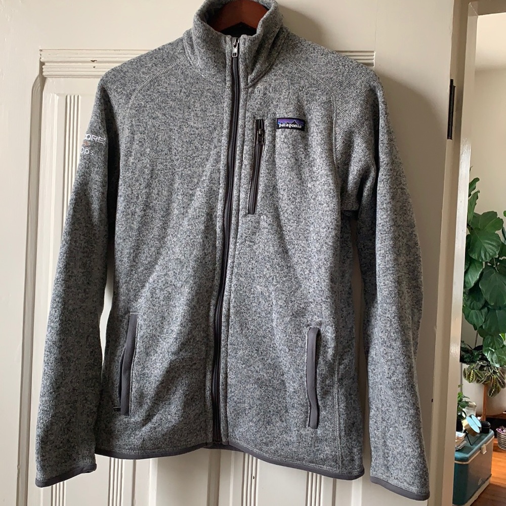 Patagonia better sweater size small in gray